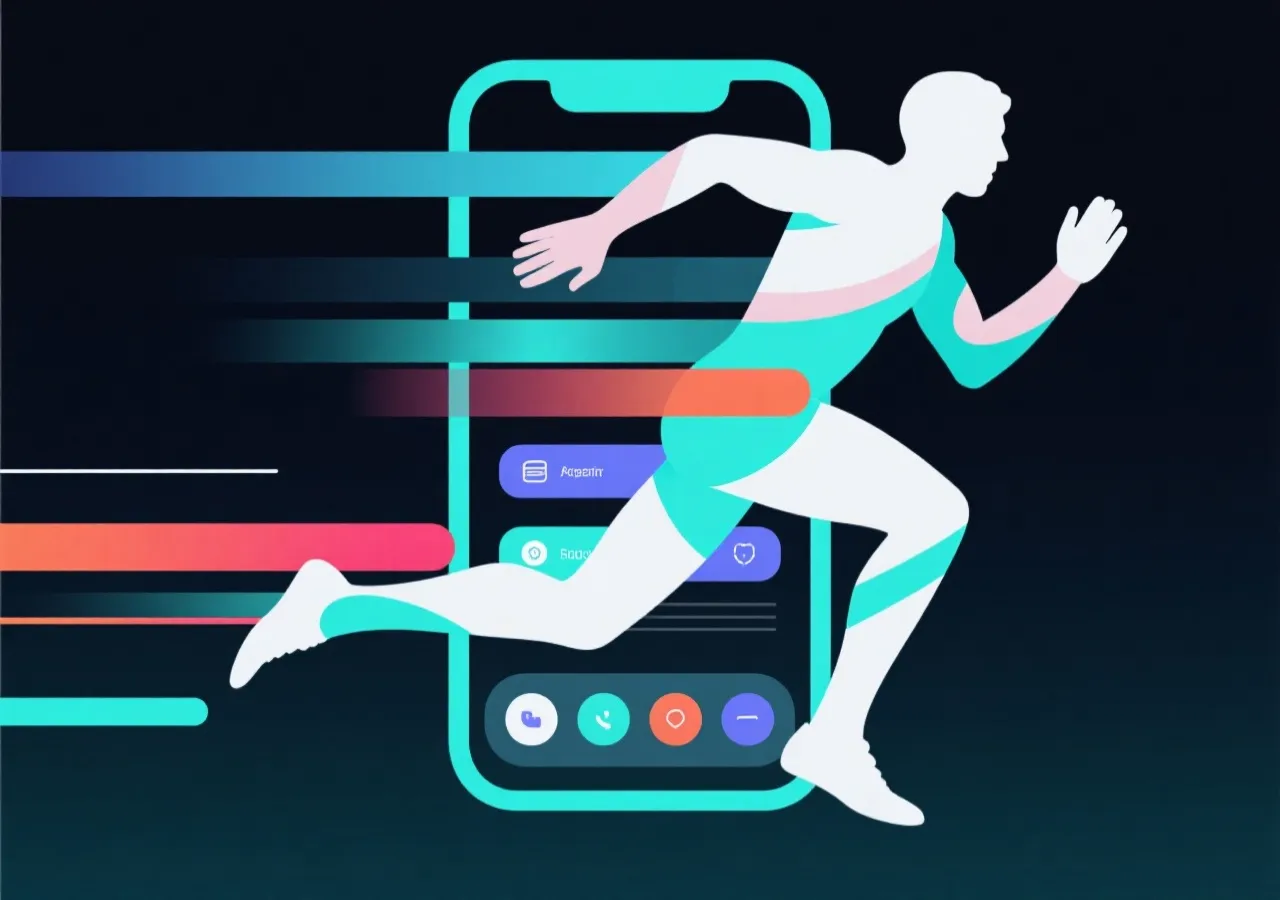 体育应用视觉海报